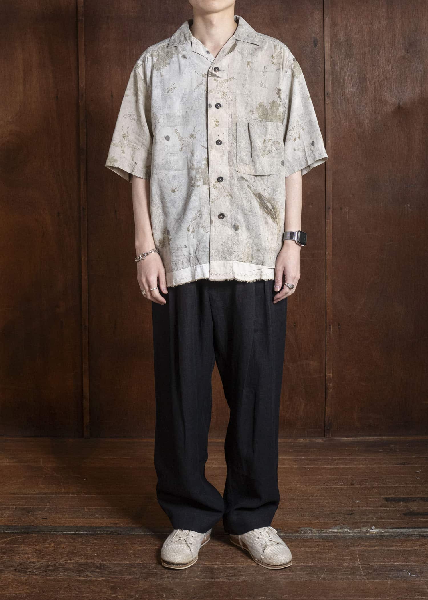 ZIGGY CHEN 0M2610720 DIGITAL PRINT SHORT SLEEVE SHIRT 02