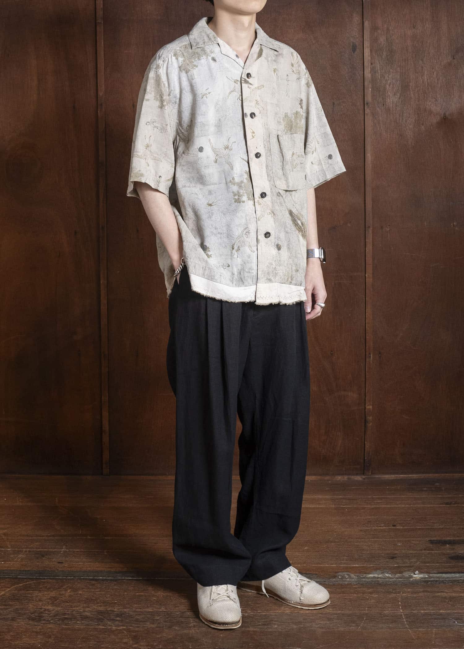 ZIGGY CHEN 0M2610720 DIGITAL PRINT SHORT SLEEVE SHIRT 02