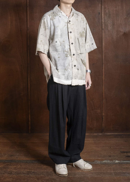 ZIGGY CHEN 0M2610720 DIGITAL PRINT SHORT SLEEVE SHIRT 02