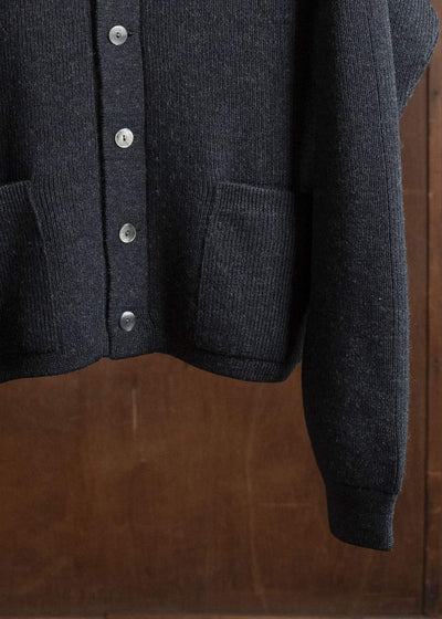 Taiga Takahashi Lot.521 Turtleneck Cardigan CHARCOAL