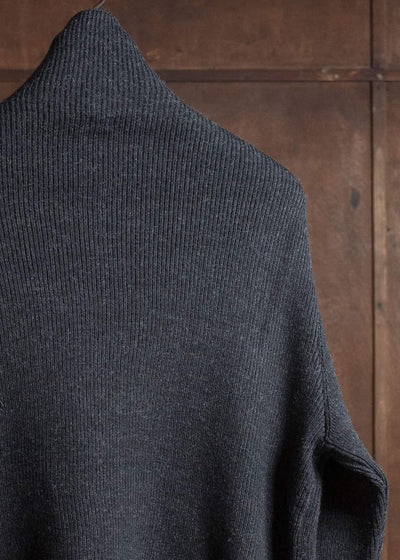 Taiga Takahashi Lot.521 Turtleneck Cardigan CHARCOAL