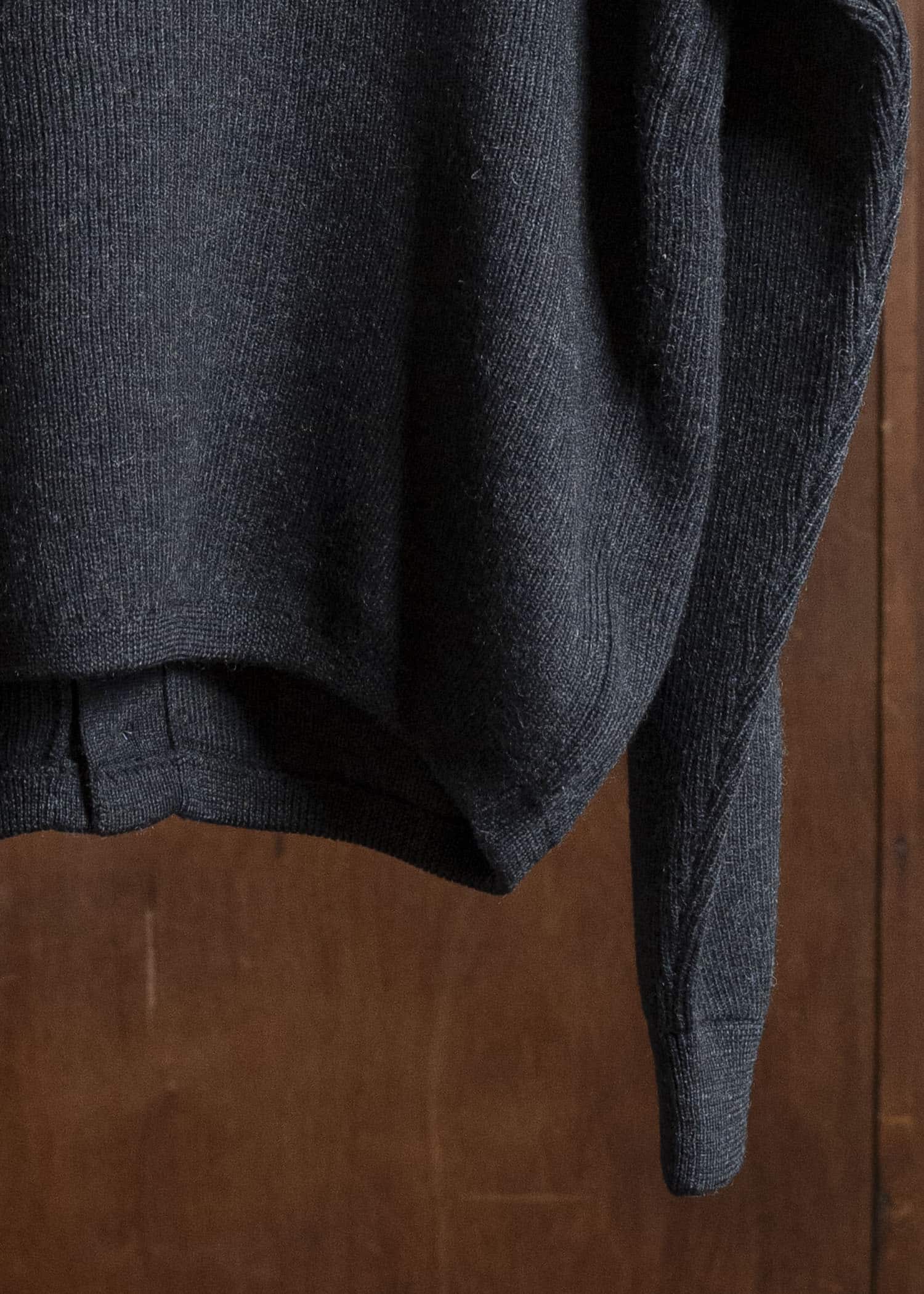 Taiga Takahashi Lot.521 Turtleneck Cardigan CHARCOAL