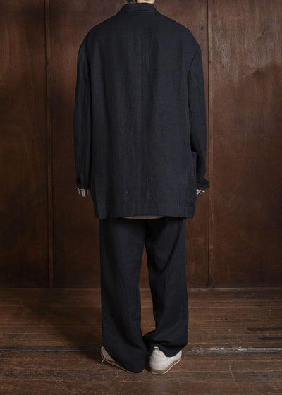 ZIGGY CHEN 0M2610914 DOUBLE BREASTED ORIENTAL LONG BLAZER 04