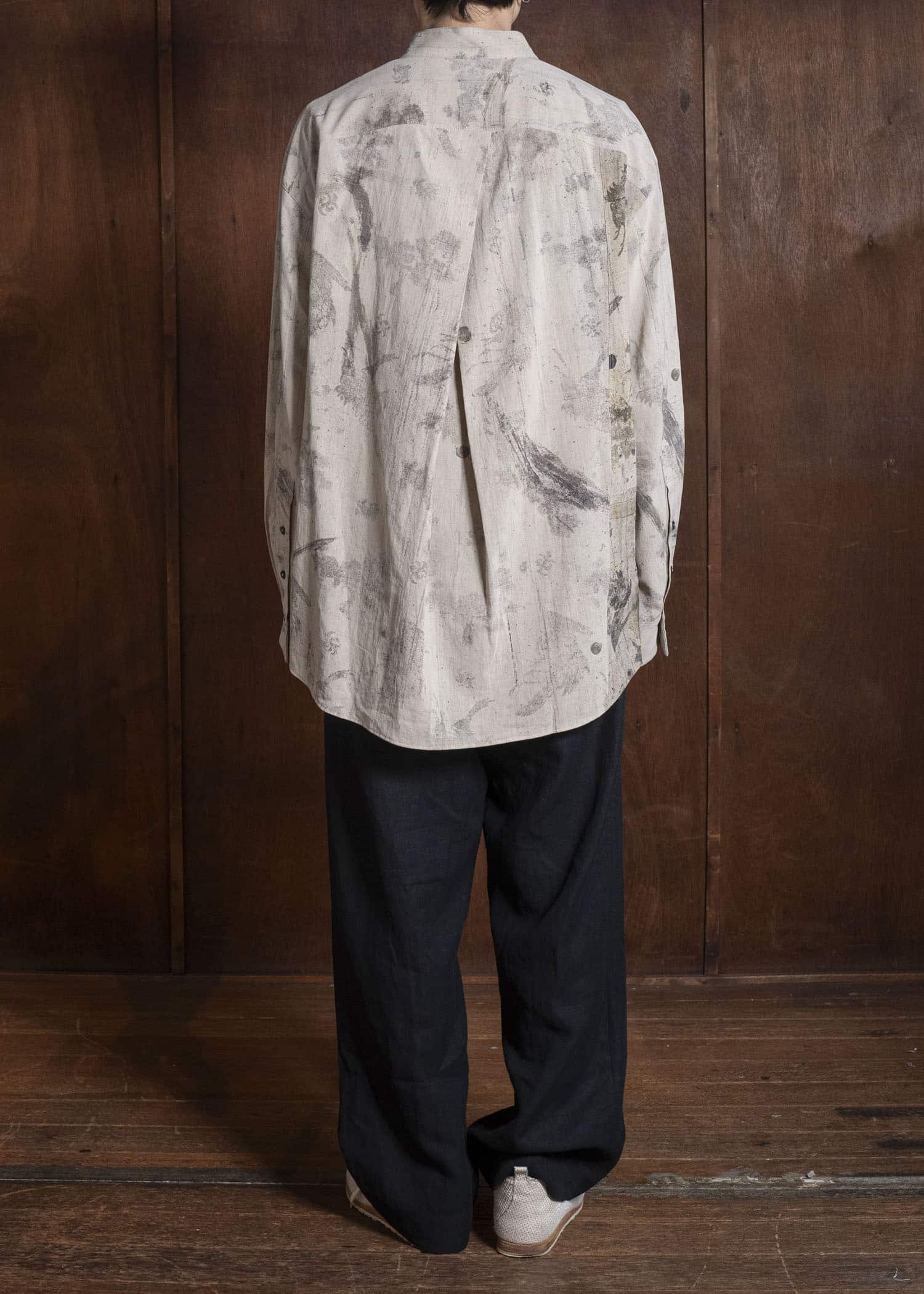 ZIGGY CHEN 0M2610745 MANDARIN COLLAR POCKET SHIRT 11