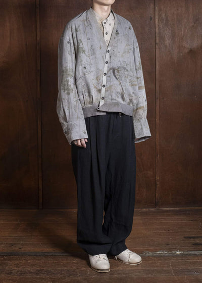 ZIGGY CHEN 0M2610903 DIGITAL PRINT SHAWL COLLAR BOMBER 52