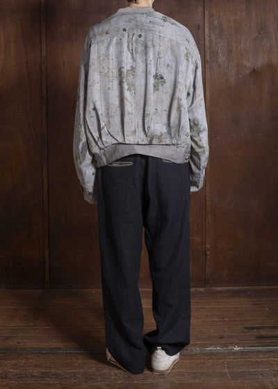 ZIGGY CHEN 0M2610903 DIGITAL PRINT SHAWL COLLAR BOMBER 52