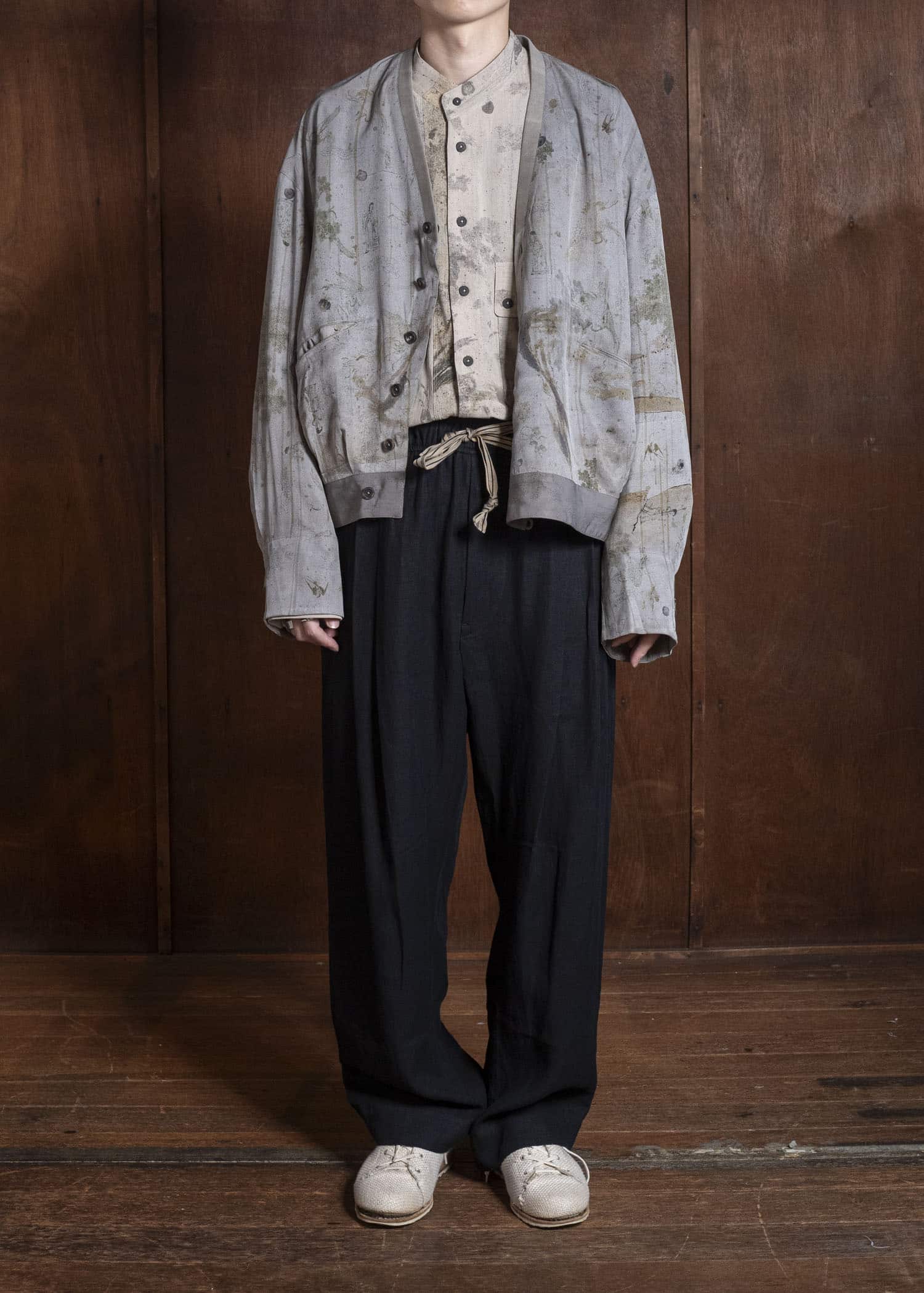 ZIGGY CHEN 0M2610519 DRAWSTRING TROUSERS 04