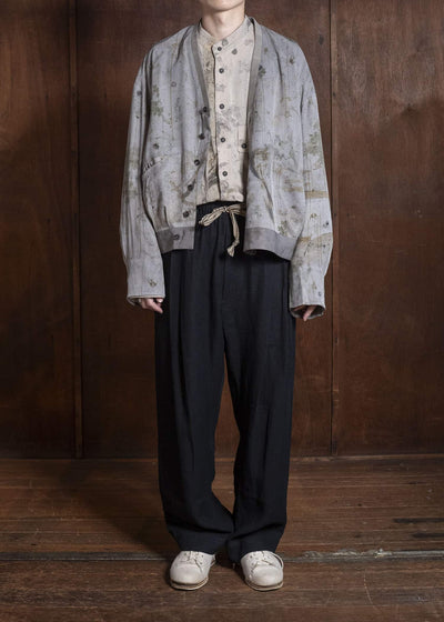 ZIGGY CHEN 0M2610519 DRAWSTRING TROUSERS 04