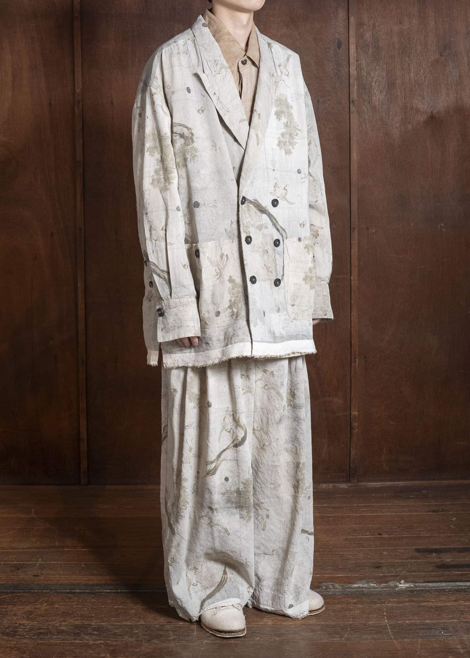 ZIGGY CHEN 0M2610901 DOUBLE BREASTED LONG JACKET 02