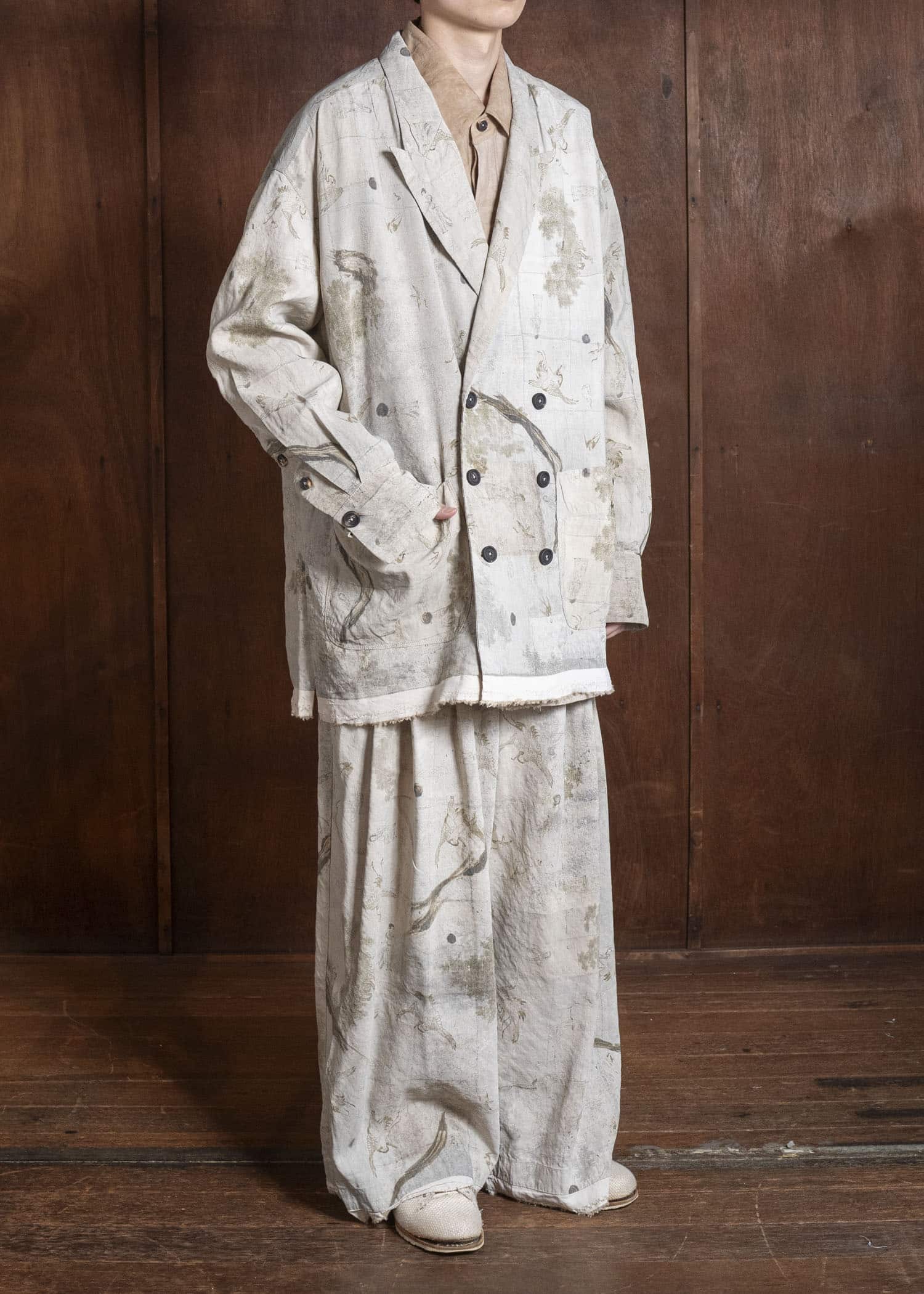 ZIGGY CHEN 0M2610901 DOUBLE BREASTED LONG JACKET 02