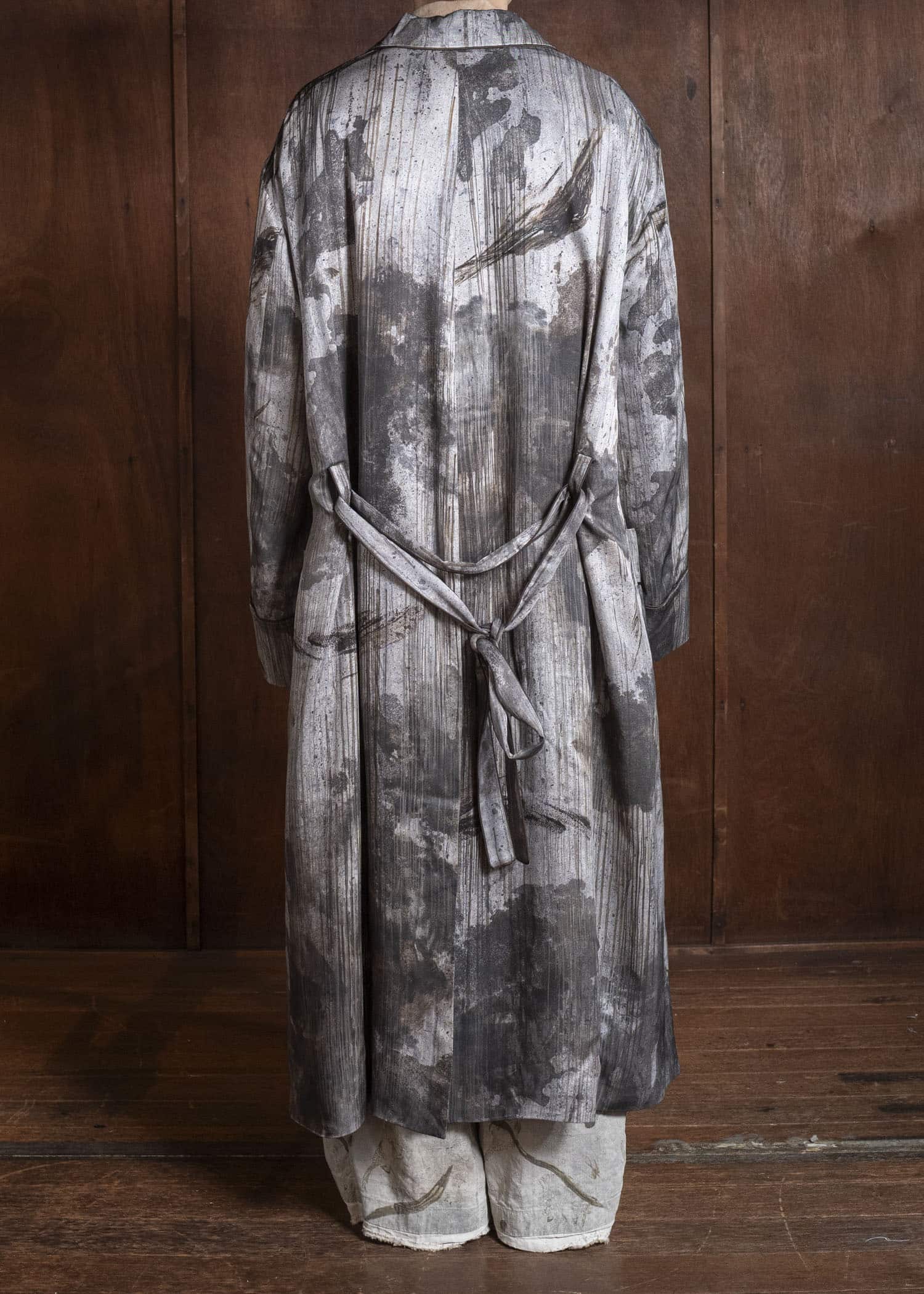 ZIGGY CHEN 0M2611102 DIGITAL PRINT LONG ROBE 02