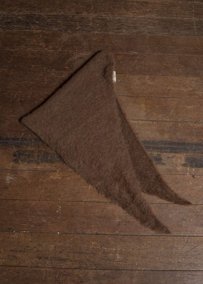 UMA WANG UK0060 TRIANGLE SCARF uw240 - mustard