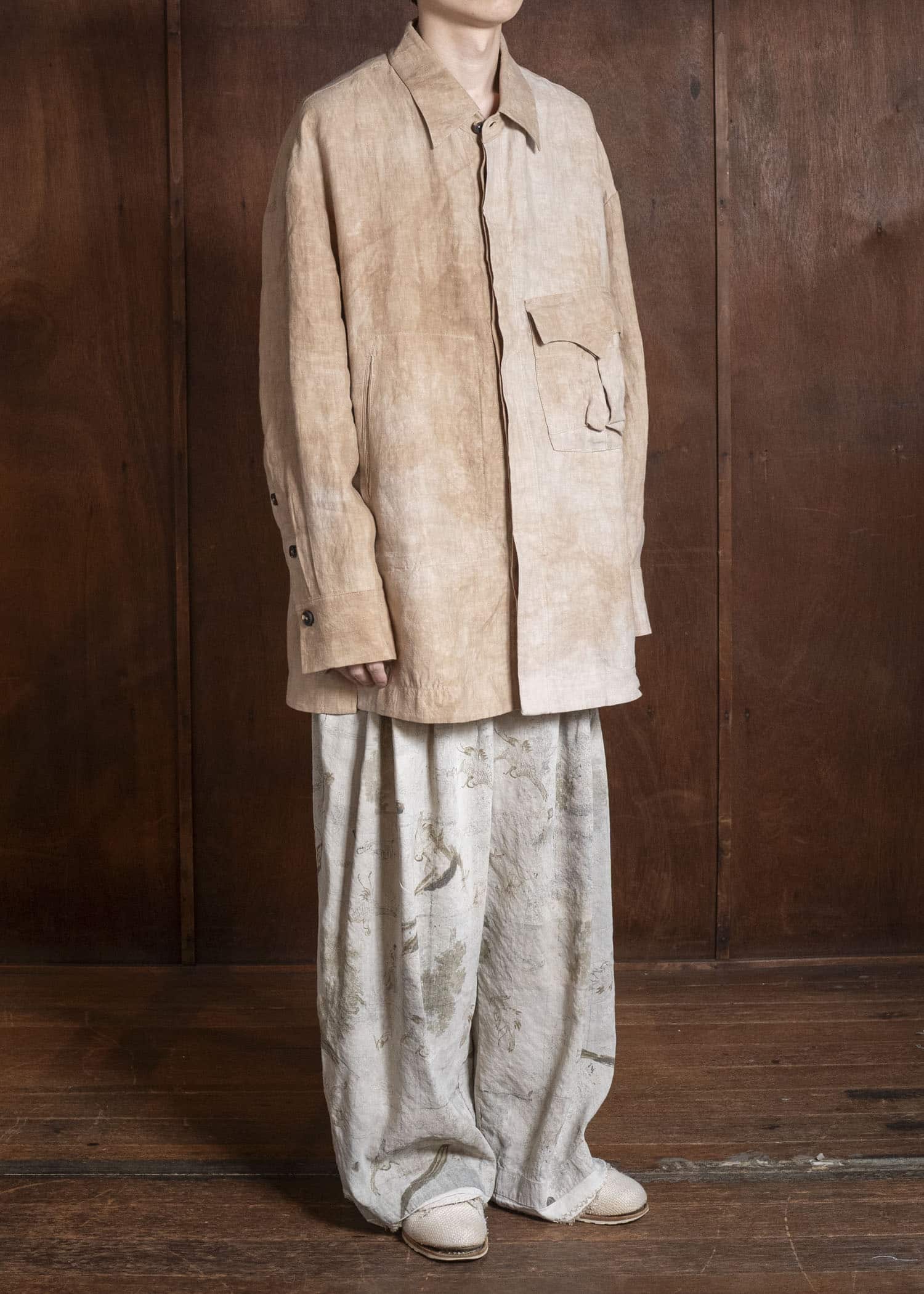 ZIGGY CHEN 0M2610706 OVERSIZED LONG SHIRT 13