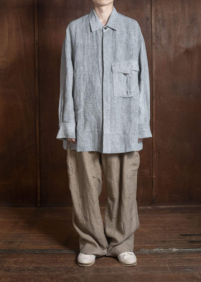 ZIGGY CHEN 0M2610719 OVERSIZED LONG SHIRT 21