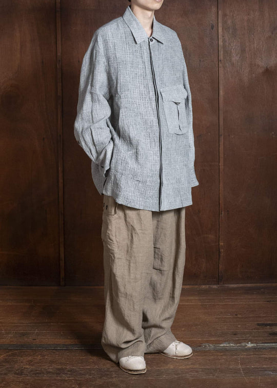 ZIGGY CHEN 0M2610719 OVERSIZED LONG SHIRT 21