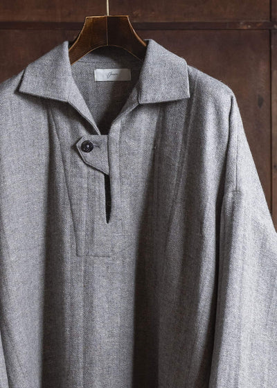 amachi. Kashmir Atelier Coat AY17O-1075 Natural Brown