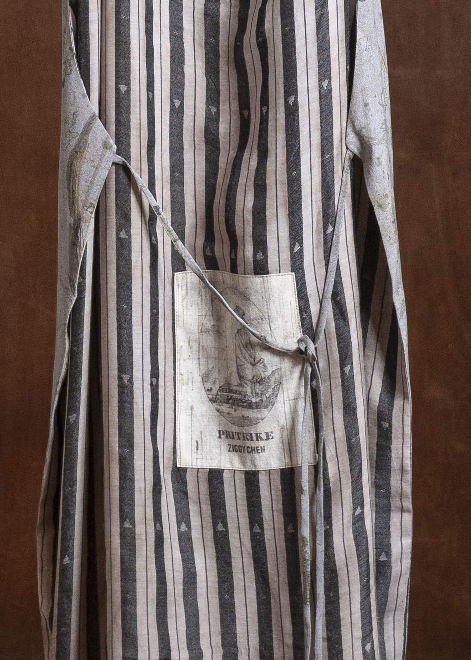 ZIGGY CHEN 0M2610303 LONG SILK APRON 52