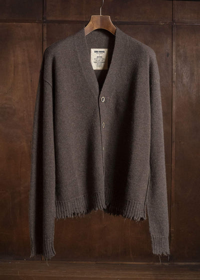 UMA WANG UK7557 OVER CARDIGAN uw600 - brown