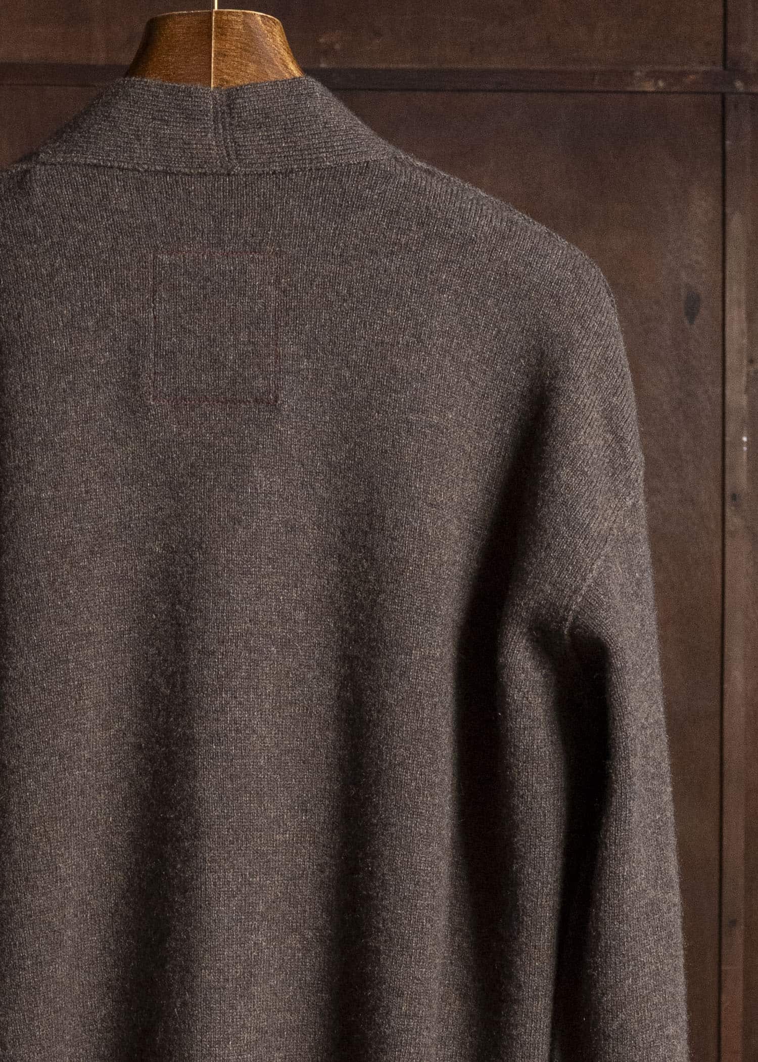 UMA WANG UK7557 OVER CARDIGAN uw600 - brown