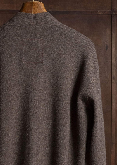 UMA WANG UK7557 OVER CARDIGAN uw600 - brown