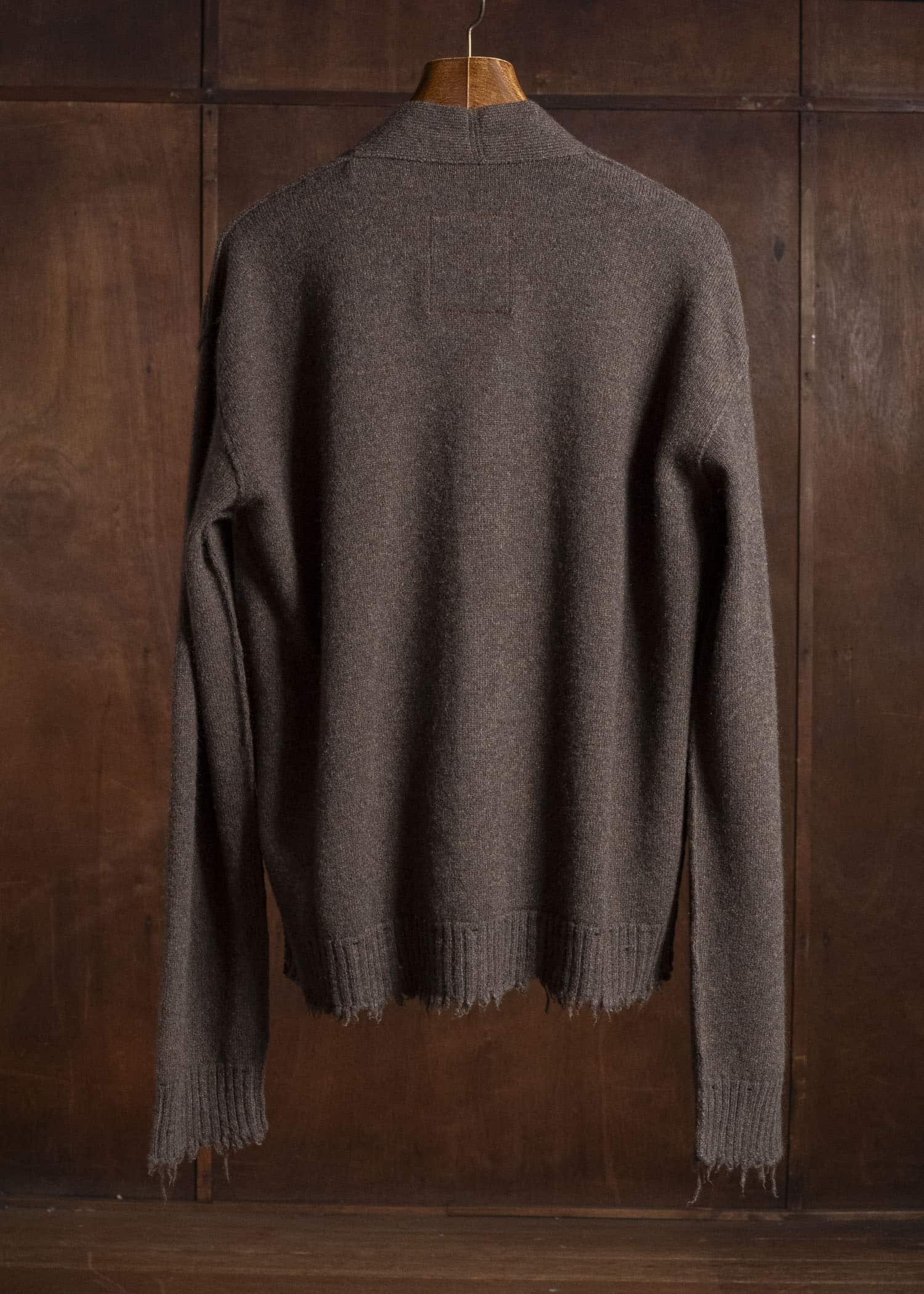 UMA WANG UK7557 OVER CARDIGAN uw600 - brown