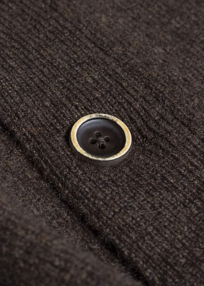 UMA WANG UK7557 OVER CARDIGAN uw600 - brown