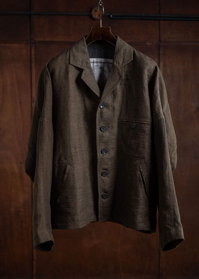 ZIGGY CHEN OVERSIZED TWO FACE WORKERS JACKET 0M2410914