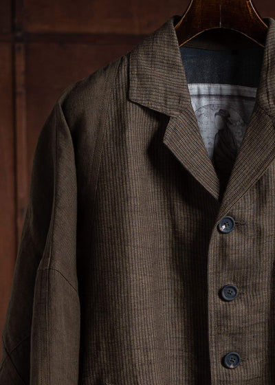 ZIGGY CHEN OVERSIZED TWO FACE WORKERS JACKET 0M2410914