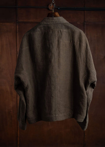 ZIGGY CHEN OVERSIZED TWO FACE WORKERS JACKET 0M2410914