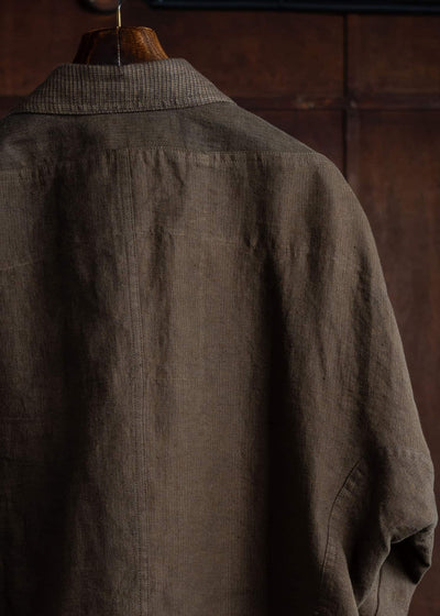 ZIGGY CHEN OVERSIZED TWO FACE WORKERS JACKET 0M2410914