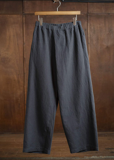 Jurgen Lehl Cardi Linen Twill Pants Black J0152FPM802-18