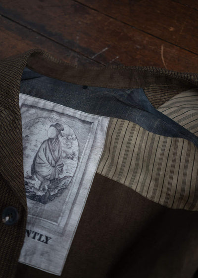 ZIGGY CHEN OVERSIZED TWO FACE WORKERS JACKET 0M2410914