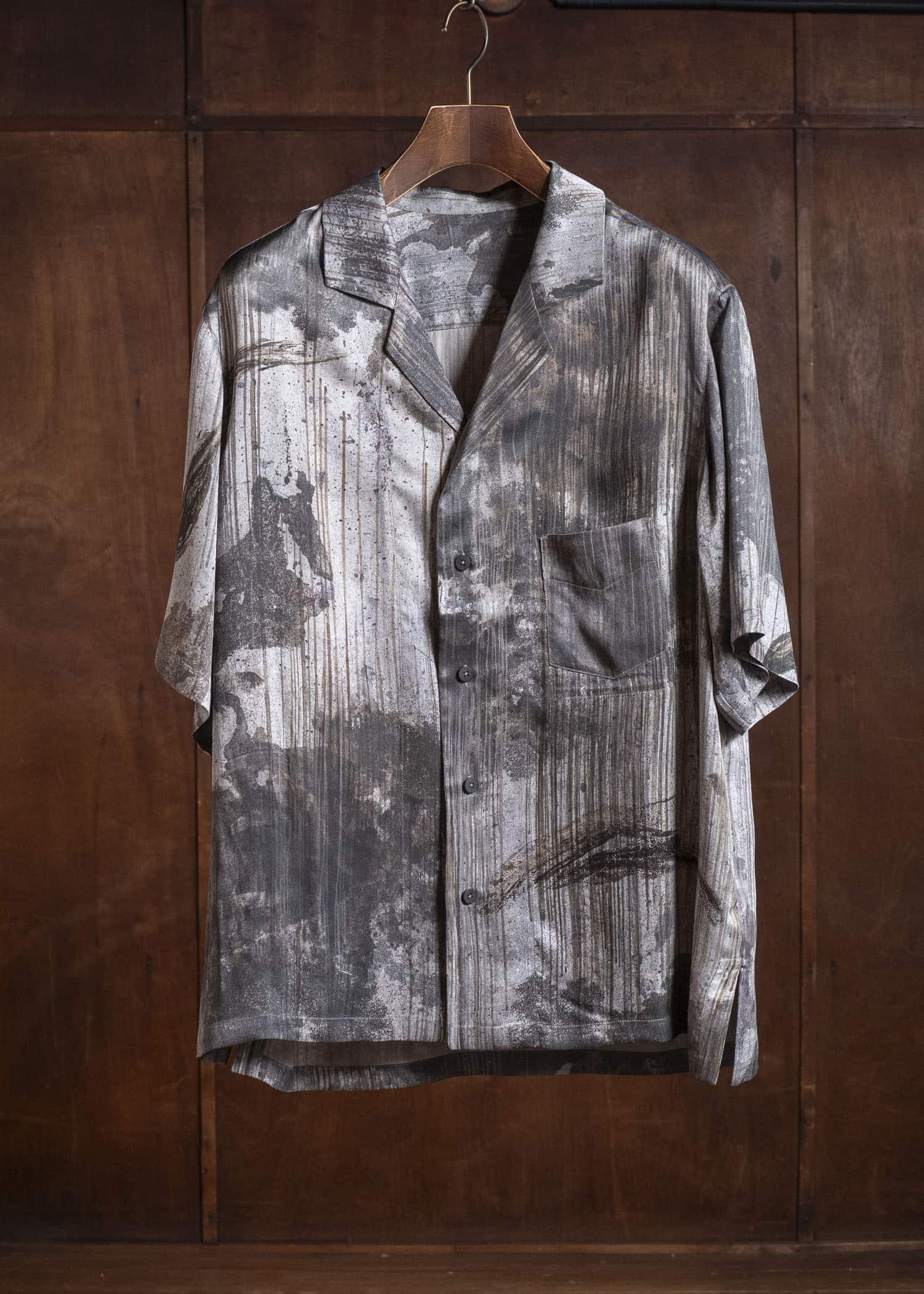 ZIGGY CHEN 0M2610730 DIGITAL PRINT SHORT SLEEVE POCKET SHIRT 02