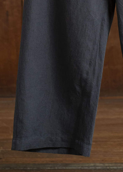 Jurgen Lehl Cardi Linen Twill Pants Black J0152FPM802-18