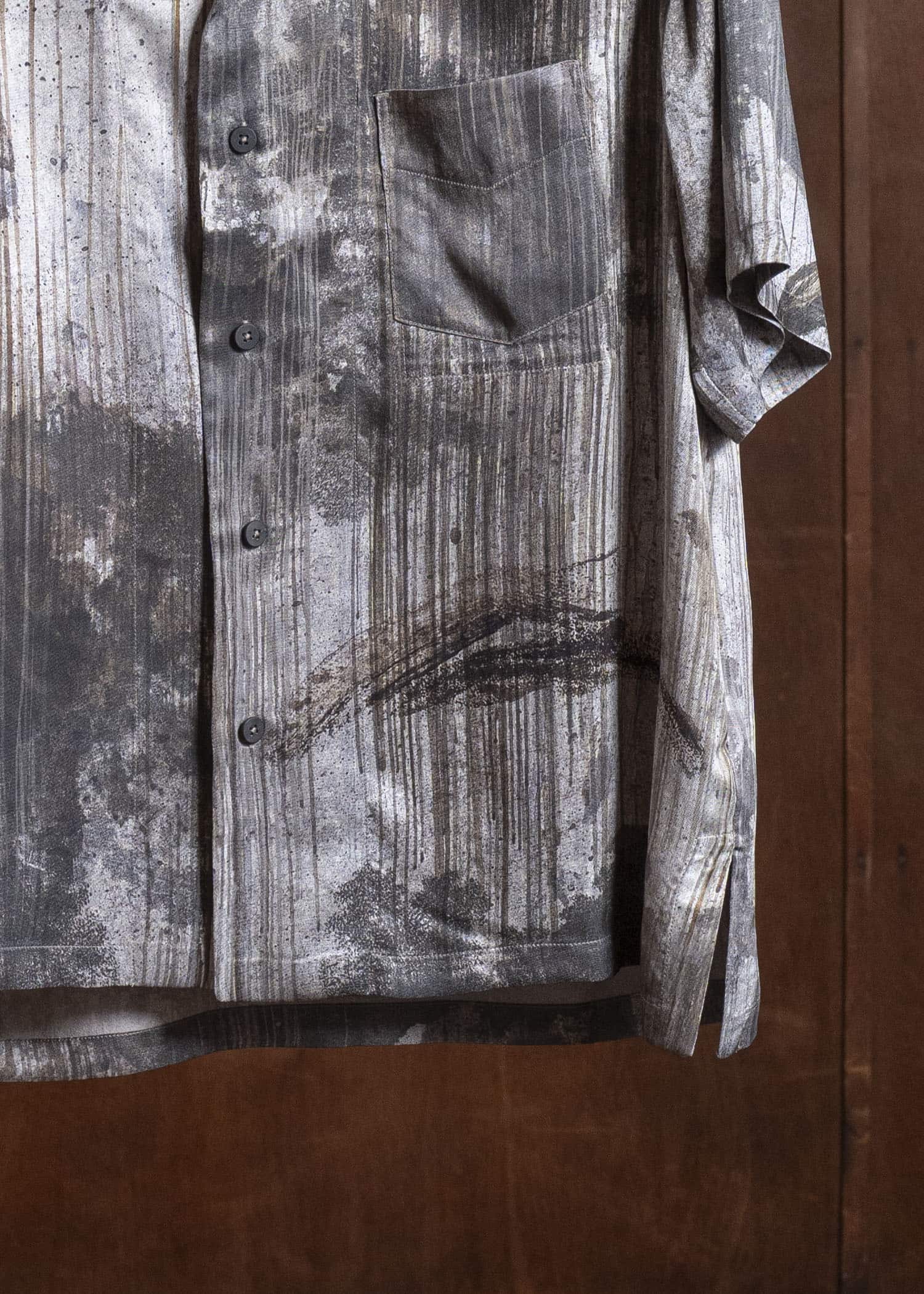 ZIGGY CHEN 0M2610730 DIGITAL PRINT SHORT SLEEVE POCKET SHIRT 02