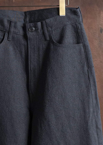 YOKO SAKAMOTO 5Pocket Baggy Pants YS-25AW-34 BLACK