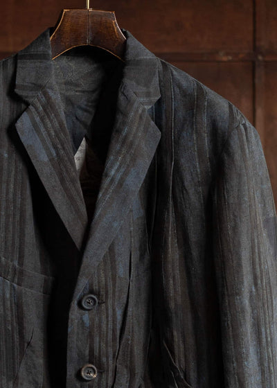 ZIGGY CHEN ASYMMETRICAL WRINKLED BLAZER 0M2410911