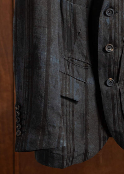 ZIGGY CHEN ASYMMETRICAL WRINKLED BLAZER 0M2410911