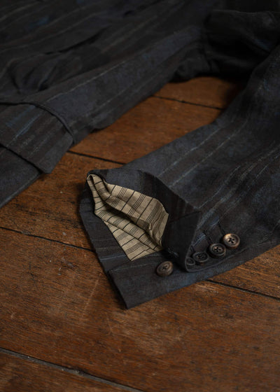 ZIGGY CHEN ASYMMETRICAL WRINKLED BLAZER 0M2410911