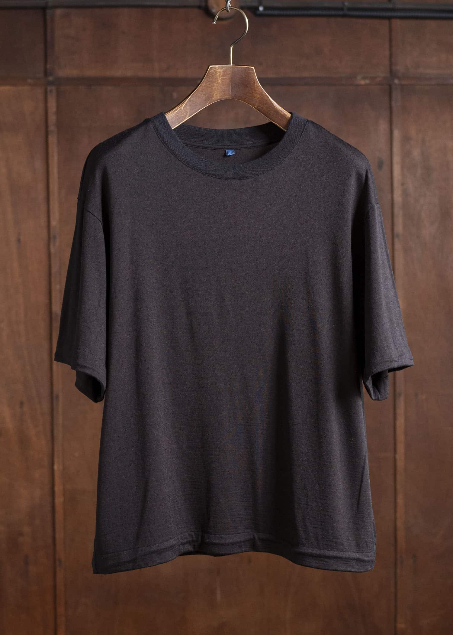 Gorsch Ryukyu Indigo Dyed Pullover Summer Wool Knit Short Sleeve Shirt #13-1ST-TS