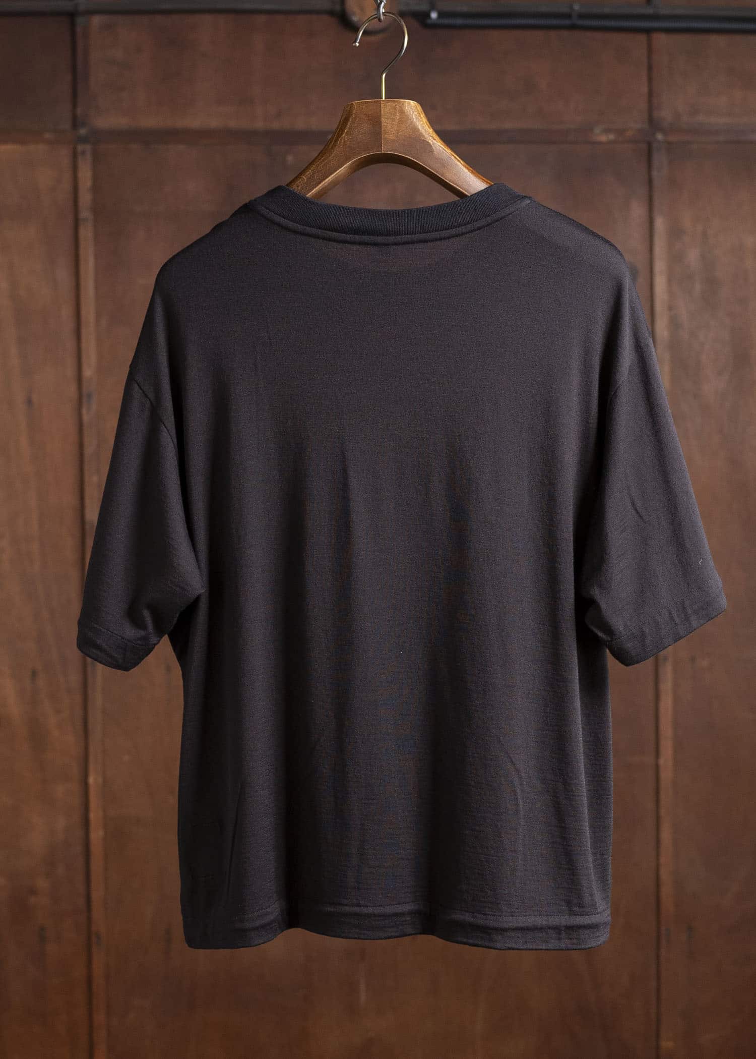 Gorsch Ryukyu Indigo Dyed Pullover Summer Wool Knit Short Sleeve Shirt #13-1ST-TS