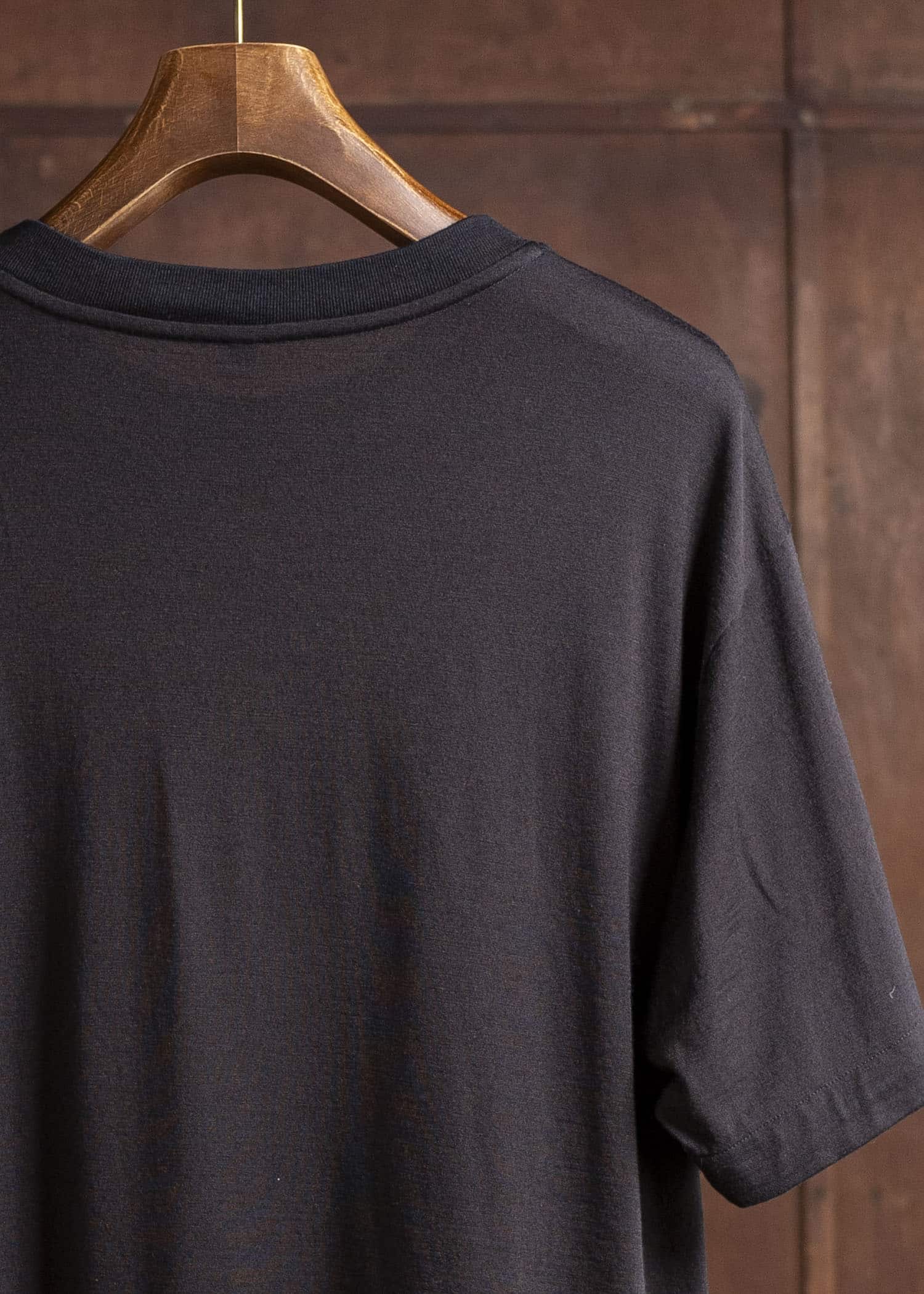 Gorsch Ryukyu Indigo Dyed Pullover Summer Wool Knit Short Sleeve Shirt #13-1ST-TS