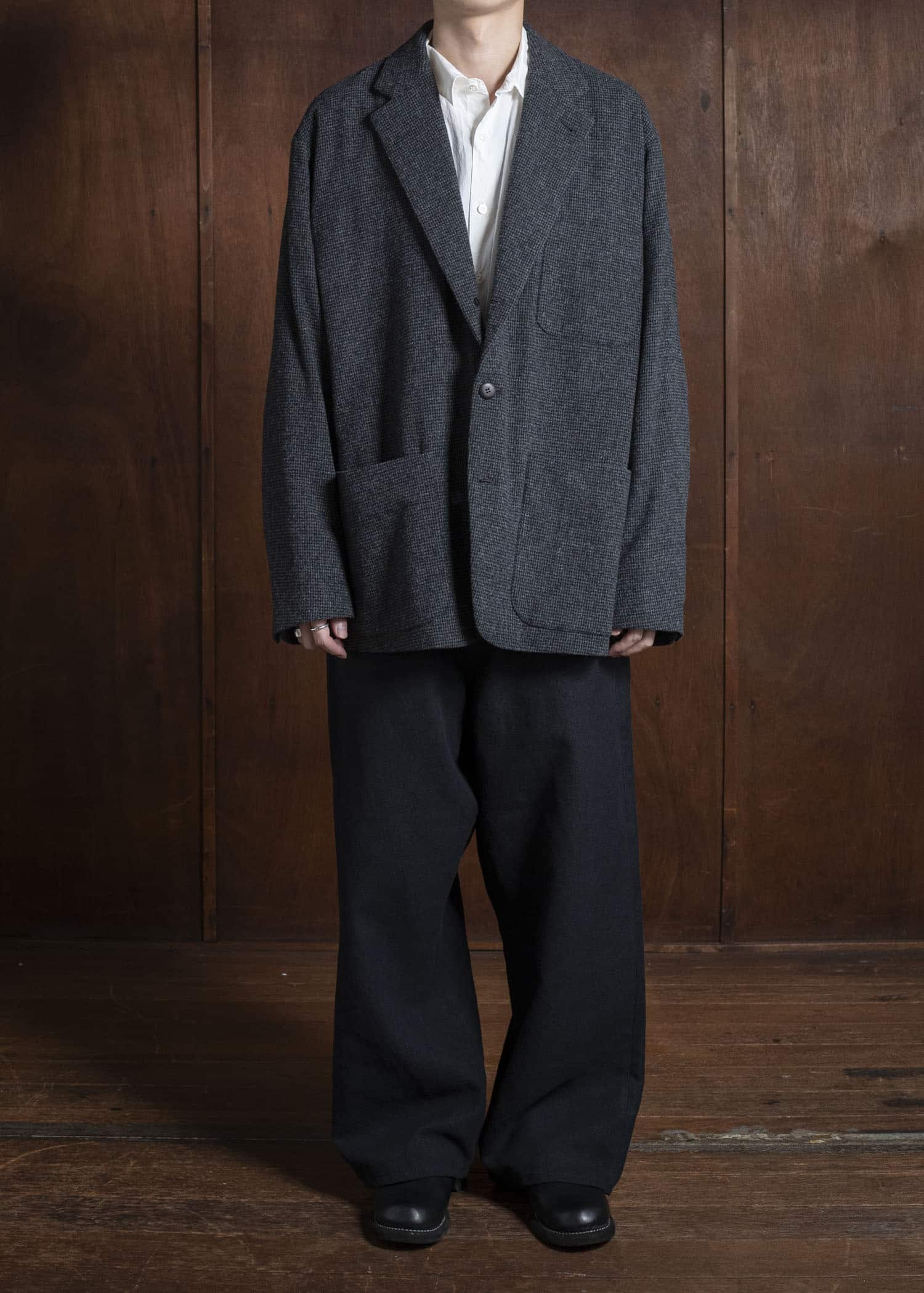 YOKO SAKAMOTO 5Pocket Baggy Pants YS-25AW-34 BLACK