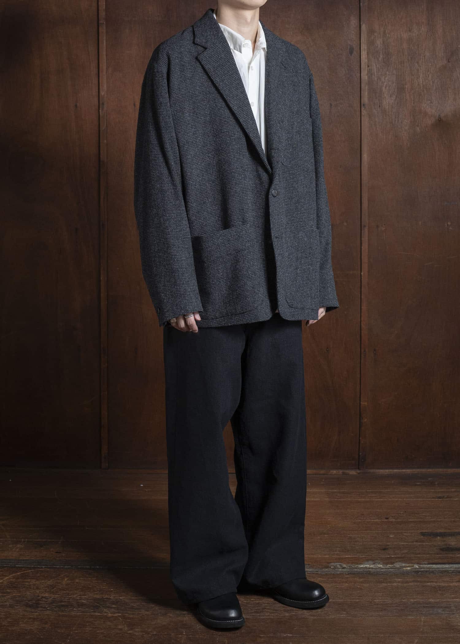 YOKO SAKAMOTO 5Pocket Baggy Pants YS-25AW-34 BLACK