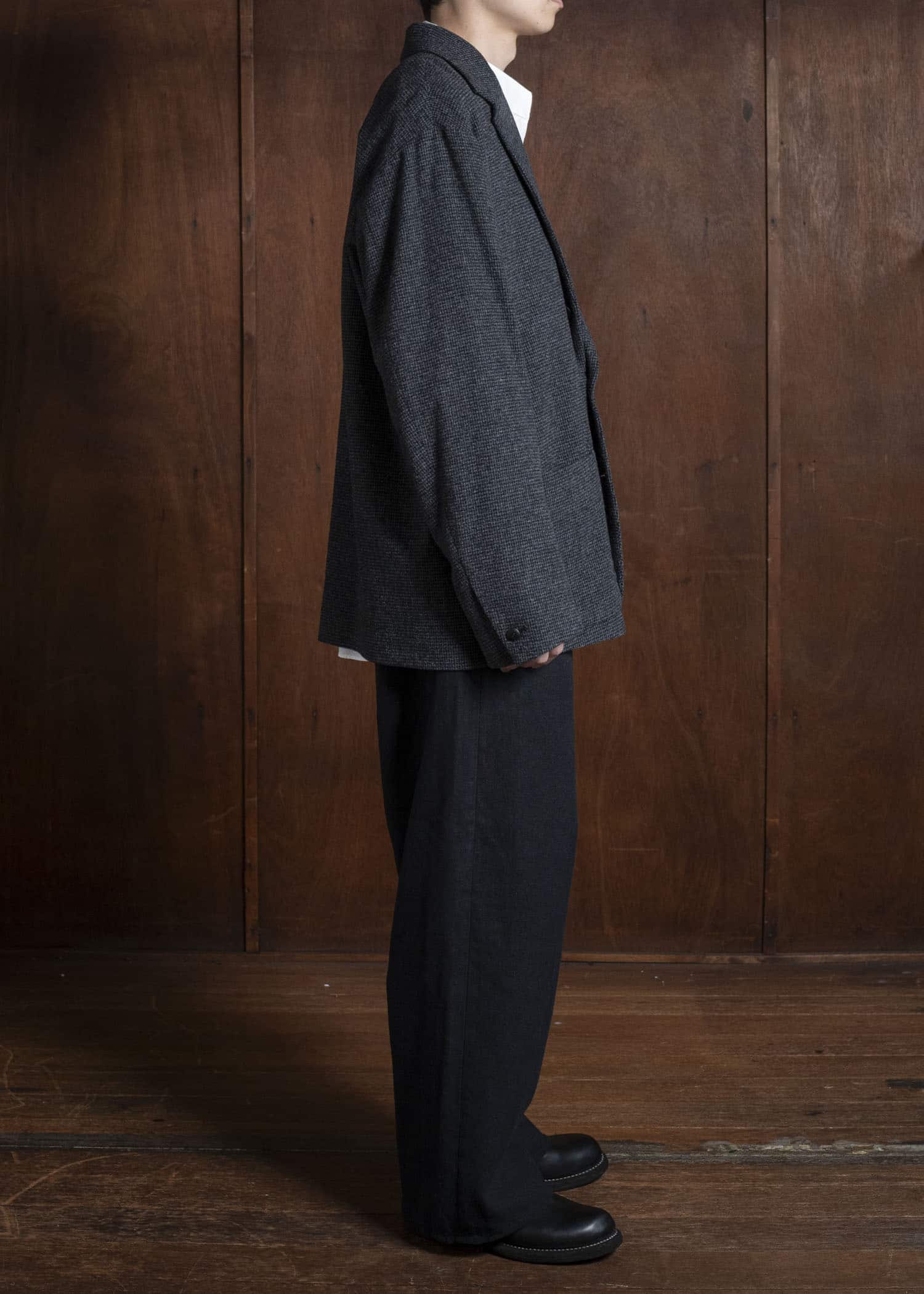 YOKO SAKAMOTO 5Pocket Baggy Pants YS-25AW-34 BLACK