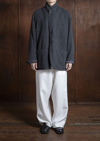 YOKO SAKAMOTO 5Pocket Baggy Pants YS-25AW-34 WHITE