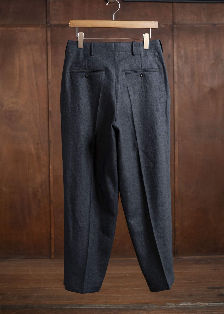 Gorsch Thick Linen 2 In Tack Trousers #13-1ST-TR01 – VISION OF FASHION