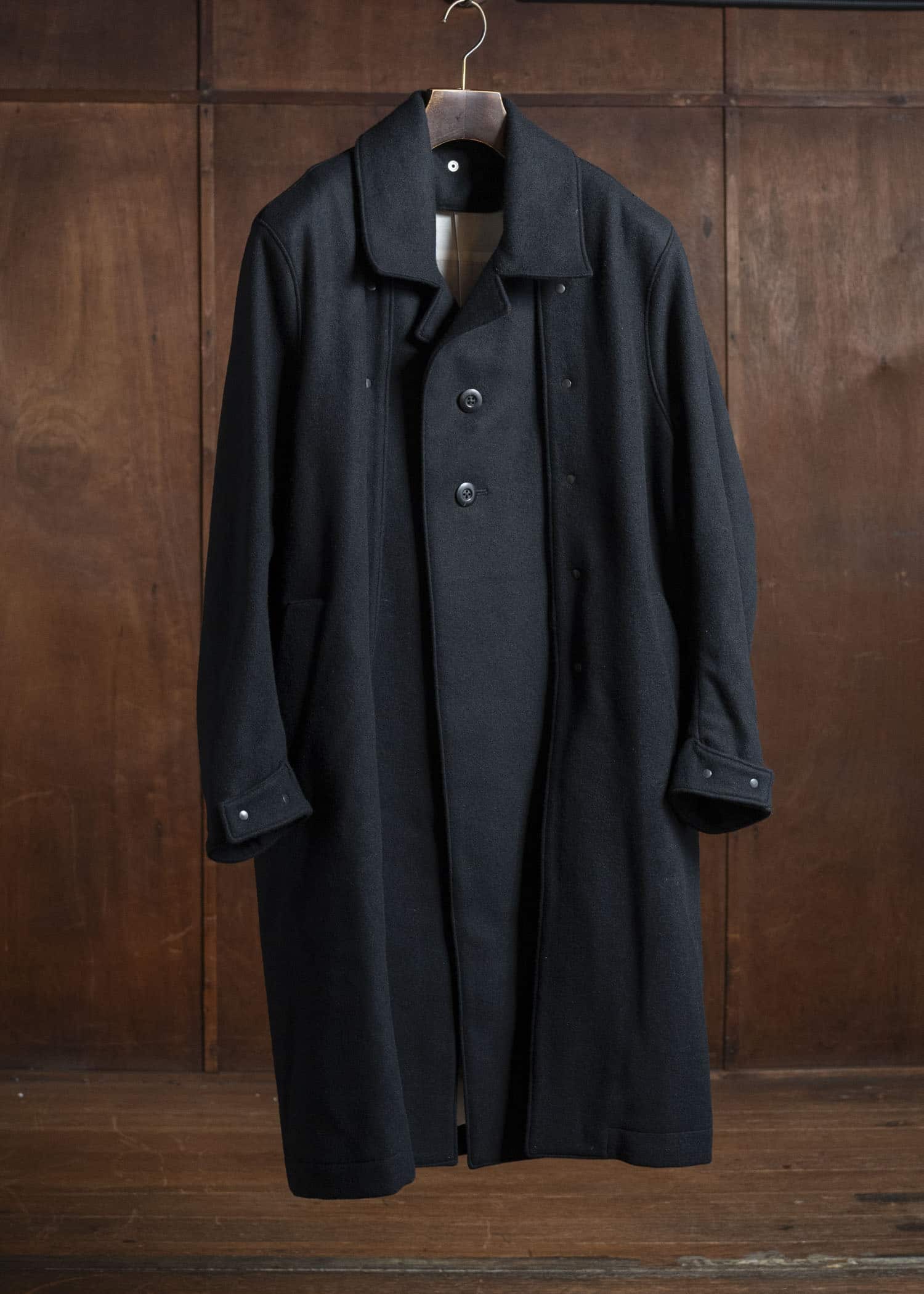 OPPOSE DUALITY OD1012COA-25AW Mac Coat Wool Black