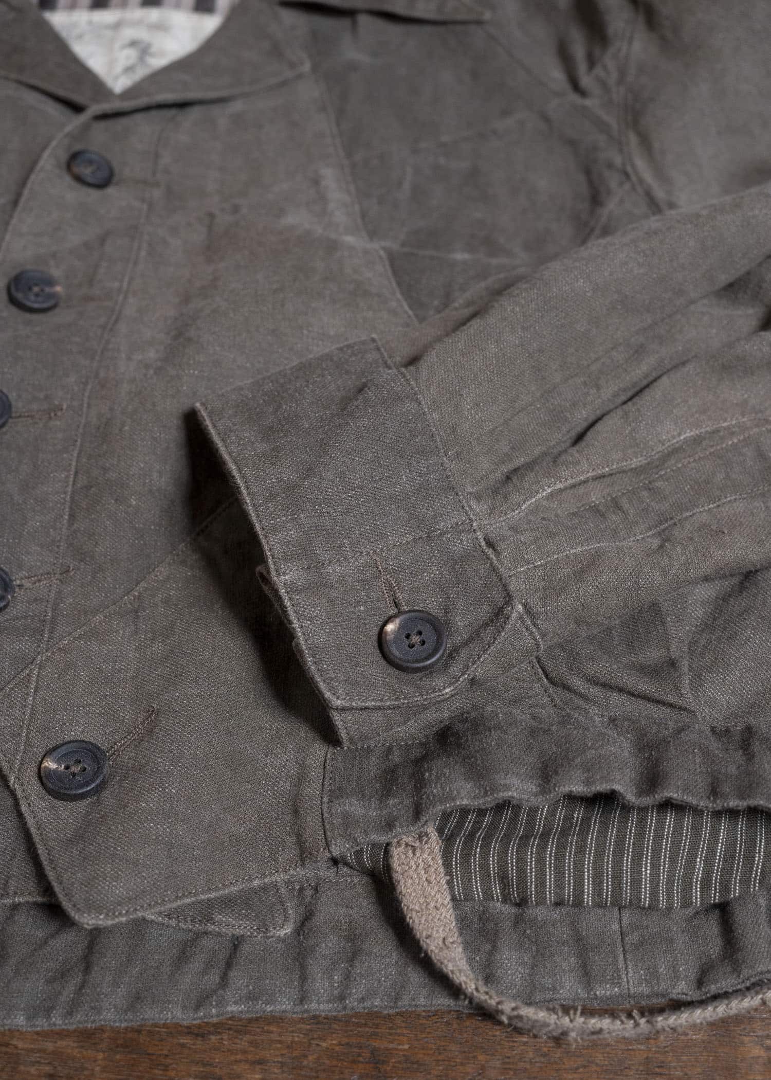 ZIGGY CHEN 0M2610918 CROPPED PATCHWORK JACKET 03