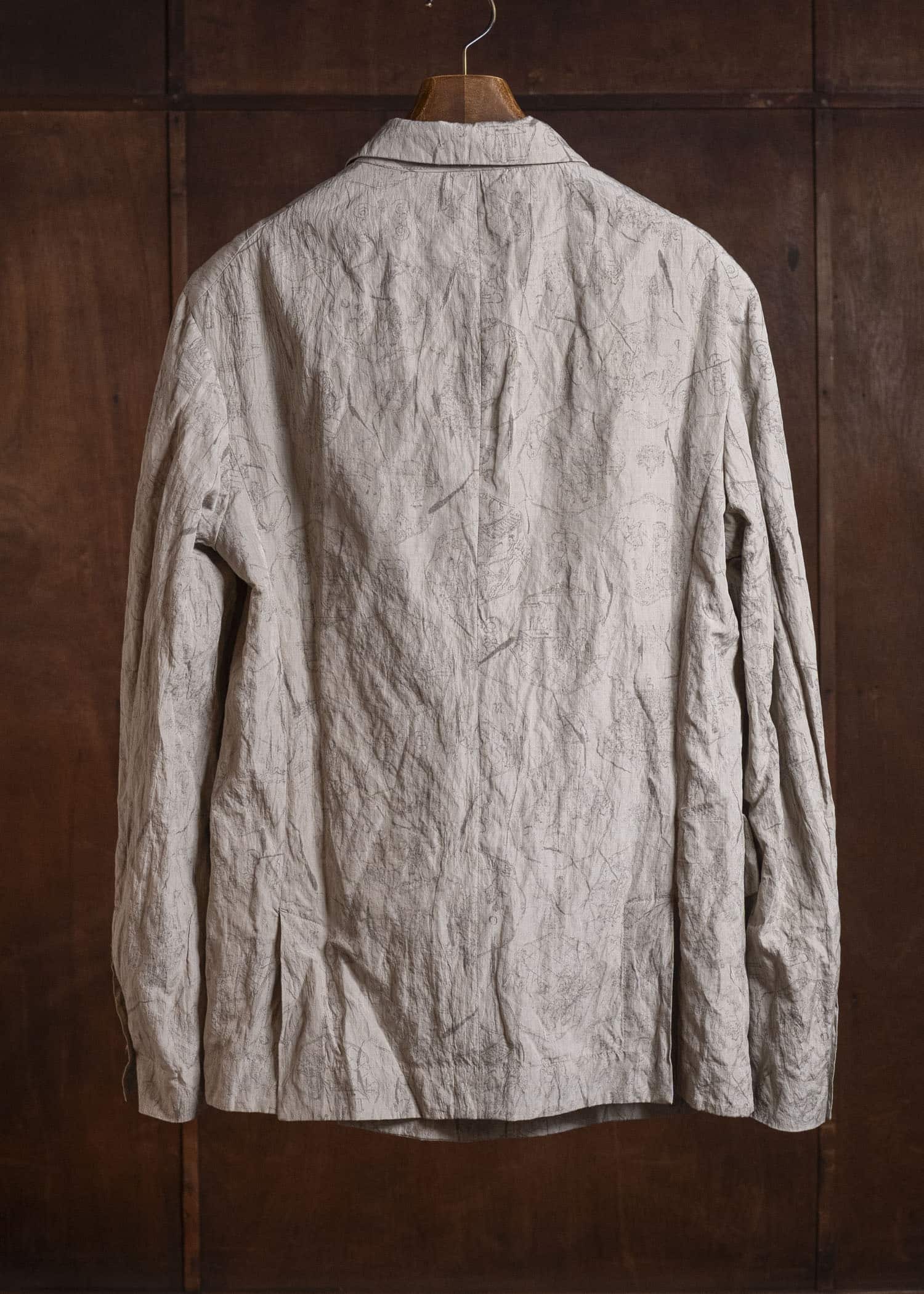 ZIGGY CHEN DIGITAL PRINT DOUBLE BREASTED BLAZER 0M2610923